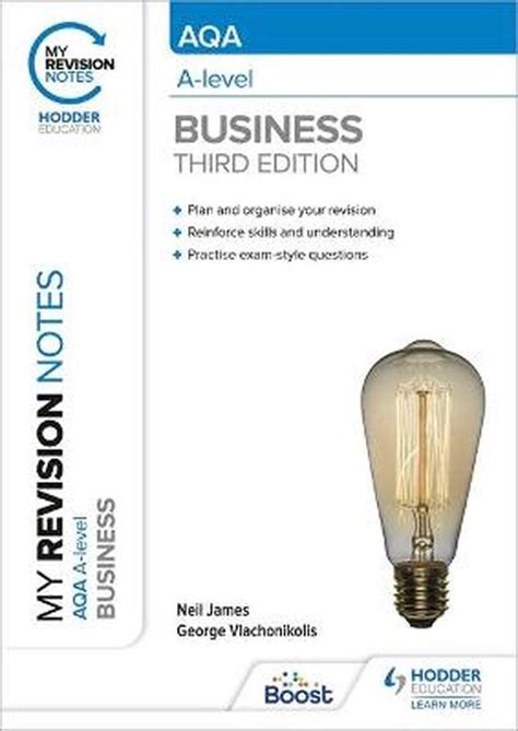 My Revision Notes Aqa A Level Business