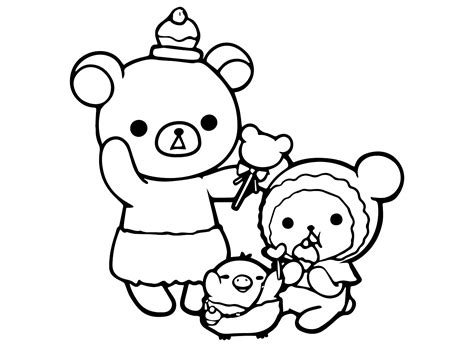 My Rilakkuma Coloring Pages Coloring Pages