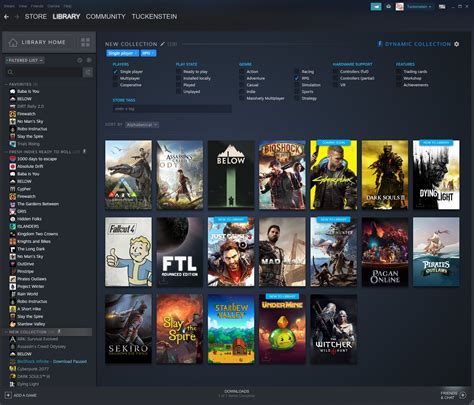 My Steam Library PC Games for Steam