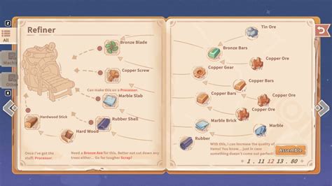 My Time at Sandrock How to Make a Refiner The Nerd Stash