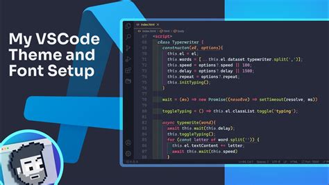 My VSCode Theme and Font Setup YouTube
