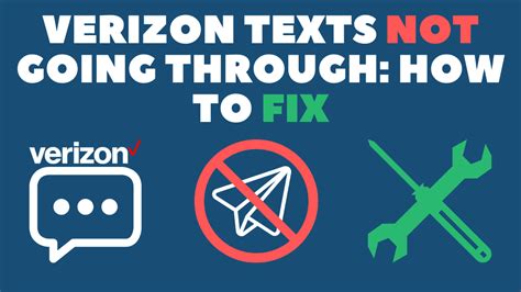 My Verizon Text Messages Are Not Going Through