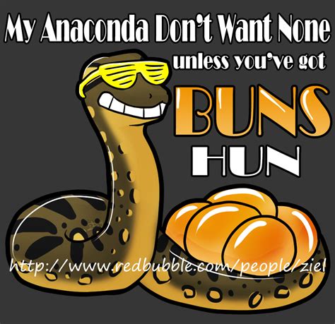My anaconda don. This isn't just any other body positivity book on the market – My Anaconda Don't! has got plenty of sass, and most importantly, plenty of ass. With a mixture of tongue-in-cheek humour, earnest tips and a trip through history, this book will teach you how to celebrate and love what you were born with (and explore what some people buy). The content is comprehensive, starting with the origin of ... 