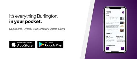 My burlington apps. If you have any questions, comments or problems using our website or mobile apps, please contact us by email at: Legal.Department@burlingtonstores.com or telephonically at (855) 355-2875. We accept relay service calls. Last revised August 2017. 