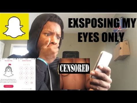 Jul 6, 2016 · Snapchat Returns To Its Nudes-Sending Roots W/ New ‘My Eyes Only’ Feature. By. Alex Bruce-Smith ... And among the new features introduced along with Memories is a lil’ known one called ‘My ... 