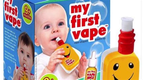 My first vape. Jun 22, 2021 · An image of a “my first vape” toy targeted at young children has been shared on Facebook to some dismay and much amusement in the comments. The toy, which is shaped like a box mod vape, appears to produce bubbles when blown into. The toy isn’t real. When it first went viral in 2017, Snopes reported that the toy’s packaging was just ... 