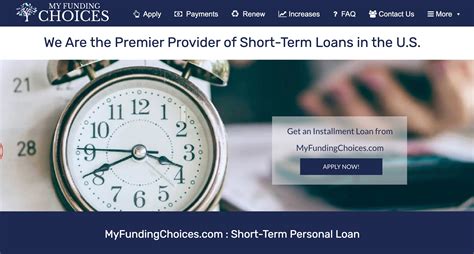 My funding choices. MyFundingChoices.com is the premier source for installment loans experience … 