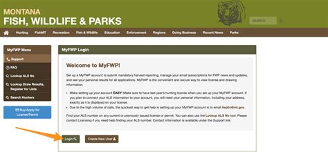 Set up a MyFWP account to submit mandatory harvest reporting, manage your email subscriptions for FWP news and updates, and see your personal results for all applications. MyFWP is the convenient and secure way to view license and drawing information. Make setting up your account EASY! Make sure to have last year’s hunting license when you .... 
