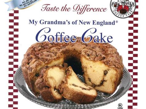 My grandma's of new england. Get My Grandma's of New England Coffee Cake, Cinnamon delivered to you in as fast as 1 hour via Instacart or choose curbside or in-store pickup. Contactless delivery and your first delivery or pickup order is free! Start shopping online now with Instacart to get your favorite products on-demand. 