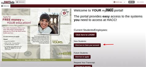 My hacc. my|HACC|edu Portal. The my|HACC|edu portal is the gateway to systems available at HACC. 