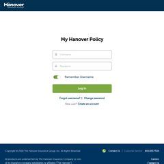 You can review your full policy premium in two ways: Go to My Hanover Policy at www.myhanoverpolicy.com to view it online once your renewal policy is available. View on your declarations page when you receive your renewal. 2020 The Hanover Group, Inc.