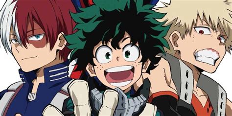 My hero academia television show characters. .  ...