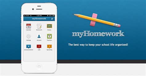 My homework app. The ultimate study app. The MyStudyLife student planner helps you keep track of all your classes, tasks, assignments and exams – anywhere, on any device. Whether you’re in middle school, high school or college MyStudyLife’s online school agenda will organize your school life for you for less stress, more productivity, and ultimately ... 