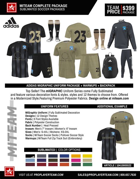My kit builder.  Design a custom adidas kit with miteam.  My Club has worked...