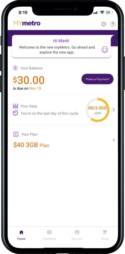 There are several ways to set up AutoPay: Within the MyMetro App on your Metro phone, click Payments, enter your payment method, click on the payment card, turn on AutoPay. On Metro by T-Mobile.com, visit MyAccount (link), select Pay Now, enter your payment method, turn on AutoPay. I just enrolled in AutoPay. . 