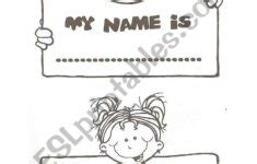 My name is... ESL worksheet by Xana Machado
