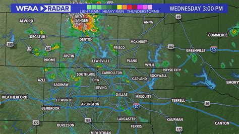 My own radar wfaa. WFAA Radar: Tracking Sunday rain across North Texas. Watch on. Remember to download the WFAA app to check one of our dozens of local radars near you as well as the latest forecast, cameras and ... 