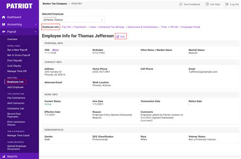  With the Patriot Software Employee Portal, you can give your employees access to their own payroll or direct deposit info. If you are a Time & Attendance user, your employees can enter and approve their own time and view past time cards, run reports and keep track of time off. For employees who do not already have a portal login, you will need ... . 