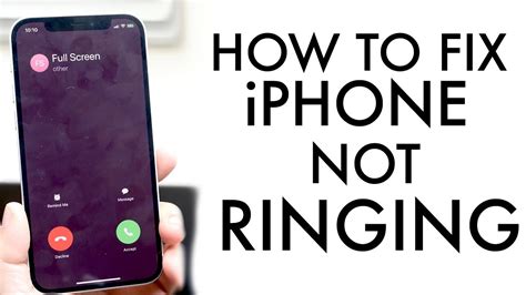 My phone is not ringing iphone