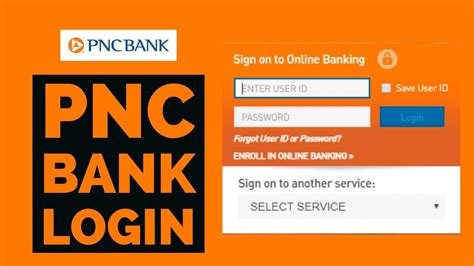 Enter your user ID to sign into the PNC online banking website.. 