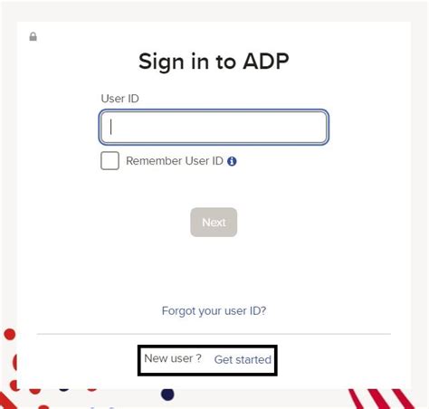Access ADP's login page for benefit admi