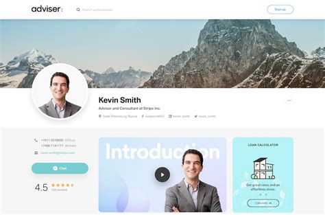 My profile Web Page Design