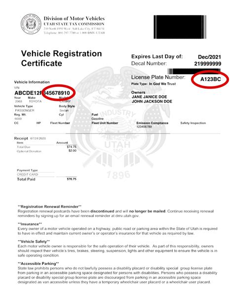 My registration ut. However, property fees must be paid as part of the registration transaction. Campers with the model year 2015 and newer require a title to be issued. Requirements for Titling. Title; Form TC-656, Utah Title Application; Form TC-661, Certificate of Inspection. If being titled in Utah for the first time. (New Campers sold by a Utah dealer are exempt) 