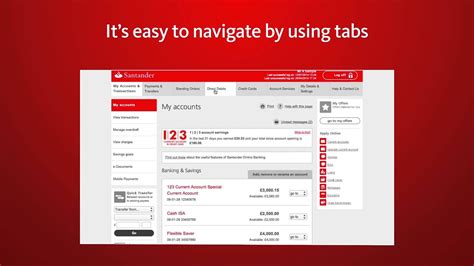 My santander. This screen allows you to view transactions on your account from the last 7 years. Each transaction displays the date, description, the amount debited from or ... 
