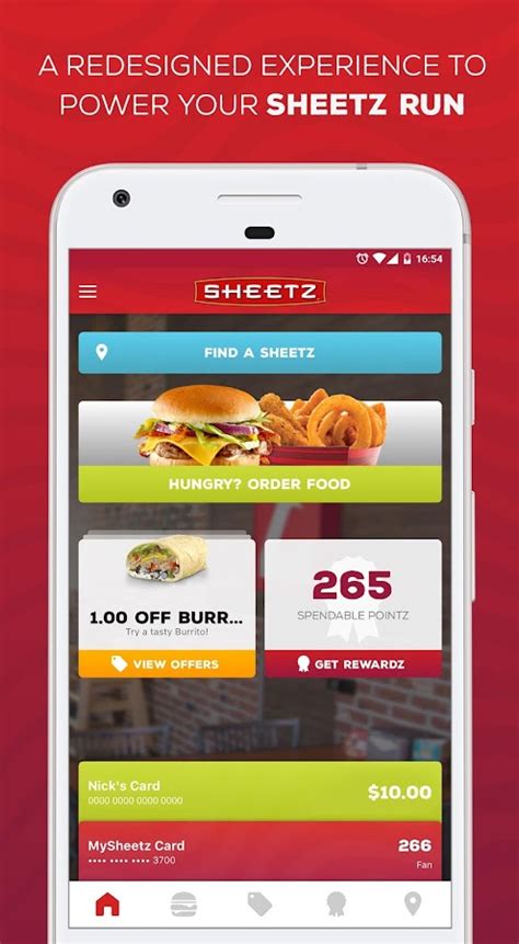 Find a Sheetz. Let’s say you’re on the road, and a wild hankering for a Fluffer Nutter Smoothie or a juicy, hot Burger is tugging at your soul. You need to know where the closest Sheetz is, no worries, we know how you roll. The app will lead you right to us - and all that delicious, refreshing goodness that is Sheetz. . 