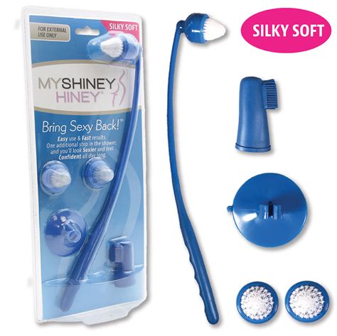 My shiney hiney. My Shiney Hiney delivers a fresh, modern design for the at-home personal hygiene brush and cleansing system exclusively created to clean and condition buttocks. 