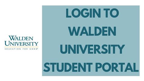 Welcome to the myWalden student portal. Access your classroom, register for class, manage your finances, and find other university resources and services to support your success during your journey at Walden. Click below to login to your myWalden Student Portal. Login.. 