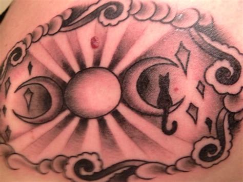 My tattoo of the triple moon. Inspirational tattoos, Tattoos, I tattoo