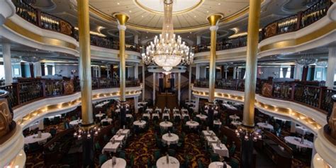 My time dining royal caribbean. Adventure of the Seas main dining room spans three rooms, offering Royal Caribbean's flexible My Time Dining program during dinner. Passengers can choose between assigned early or late dining, or ... 