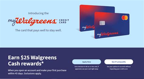 3.5 /5. Walgreens Credit Card has a rating of 3.5/5 according to our proprietary credit card rating system. This rating reflects how appealing Walgreens Credit Card's terms are compared to a pool of more than 1,500 credit card offers tracked by WalletHub. We evaluated this card for various cardholder needs and picked the rating for the need .... 