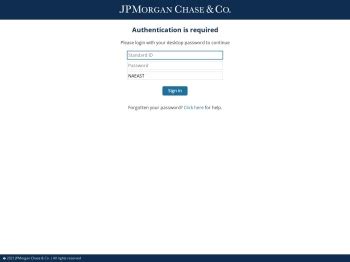 My workspace jpmorgan chase login. Click the Get Access Code button. If you already have an access code, click the I have an access code link. The Access Code and Password fields display on the Register Computer screen. Wait a few minutes and check the email address associated with your profile to get your access code. If you do not receive an access code, click the Get Another ... 
