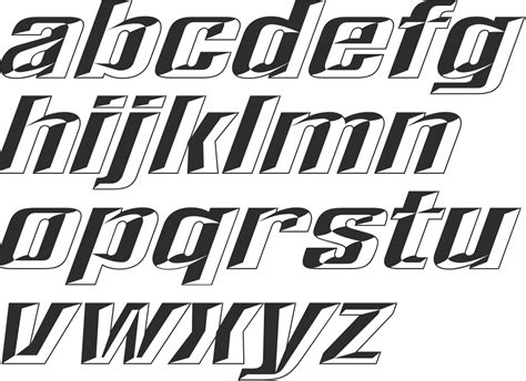 MyFonts Speed emulation typefaces