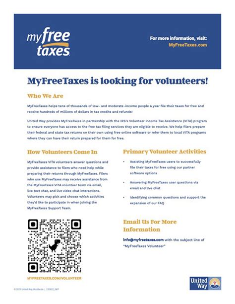 MyFreeTaxes United Way Worldwide