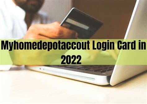 MyHomeDepotAccount Login at in 2022