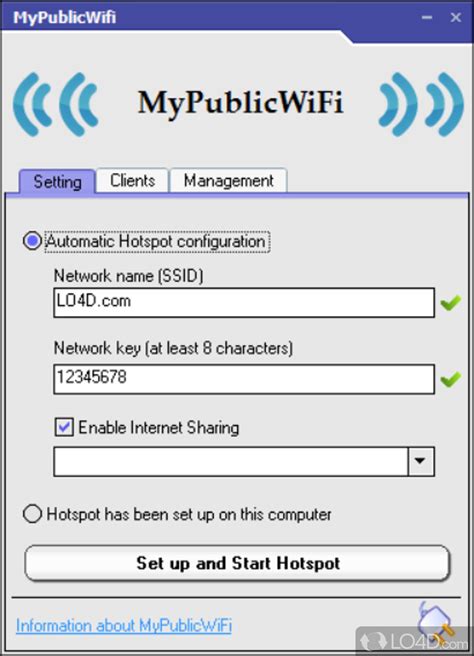 MyPublicWiFi for Windows