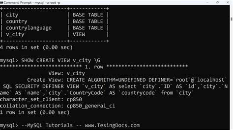 MySQL :: MySQL 8.0 Reference Manual :: 13.7.7.13 SHOW CREATE VIEW …