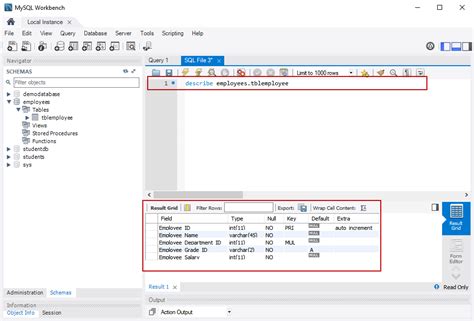 MySQL - Create Tables