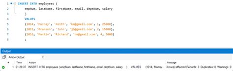 MySQL INSERT Statement – Inserting Rows into a Table