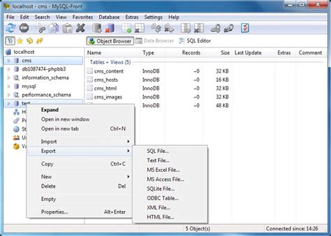 MySQL-Front for Windows