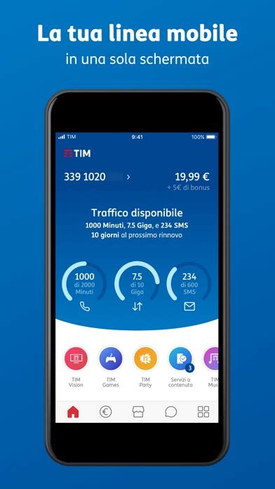 MyTIM Mobile (gestione linea) TIM