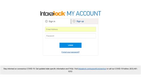 Myaccount intoxalock. Mar 15, 2024 · The Intoxalock app offers self-service access to all of the important features in your account - anytime, anywhere. Key Features: • Track your account status and actions needed to remain in good standing. • Pay and go! Get notices of your upcoming statements and pay in seconds. • Get calibrations reminders and order calibrations using the ... 