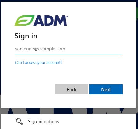 Please Login to e-ADM using the login prompts in the upp