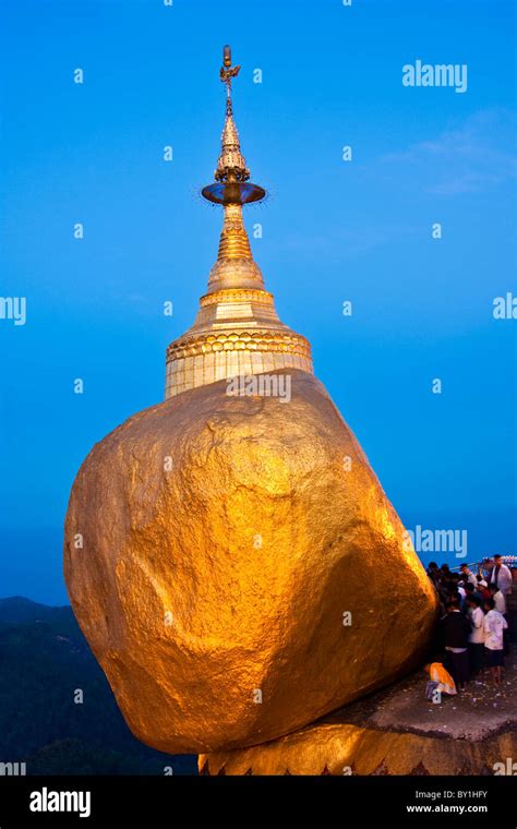 Myanmar’s Golden Rock: A boulder balanced by a single strand