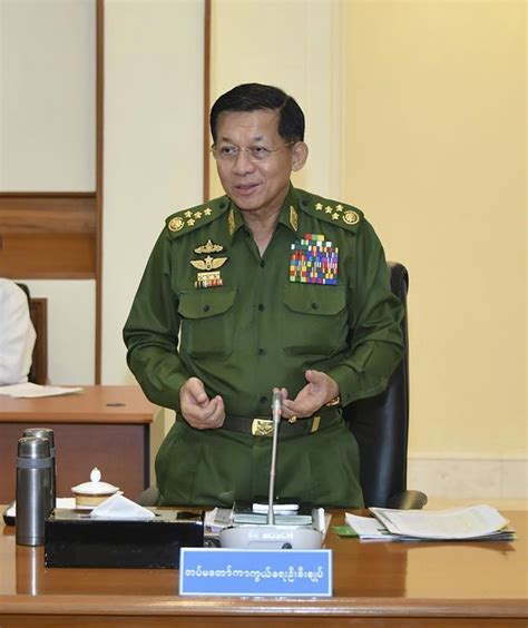 Myanmar’s military chief says a major offensive by ethnic groups was funded by the drug trade