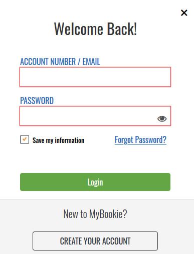 Mybookie login. Here are all the MyBookie Casino casino bonus codes you can redeem today: MYBSPORTS: 50% match bonus up to $1,000. MYB150: 150% casino bonus up to $750. CRYPTO100: 100% crypto deposit bonus up to ... 