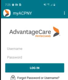 ACPNY patients have access to the myACPNY Login portal, a 24/7 portal that allows you to find a physician, schedule an appointment, conduct a virtual visit, view test results, view …. 